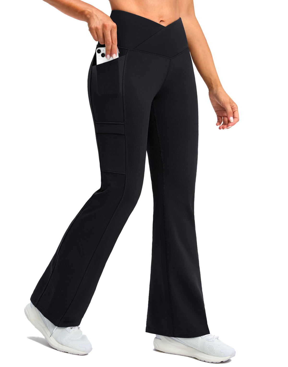 G Gradual fleece-lined pants front view with pockets, ideal for winter hikes