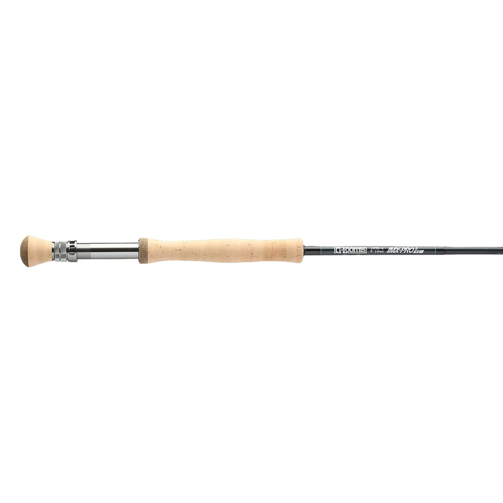 G. Loomis IMX-PRO V2S chrome snake guides with GL7 resin enable smooth line pickup