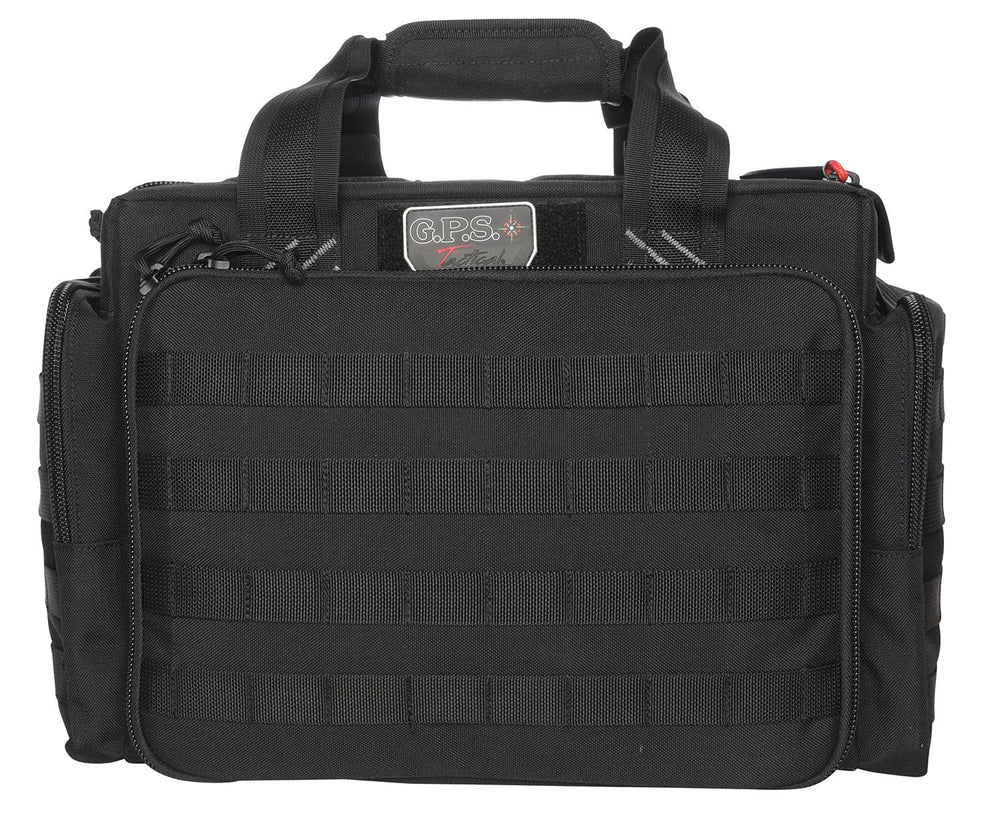 G. Outdoor GPS Tactical Range Bag with foam cradle holds five handguns for range use