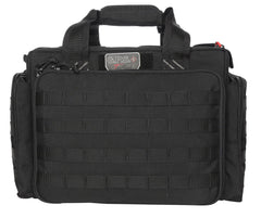 G. Outdoor GPS Tactical Range Bag with foam cradle holds five handguns for range use