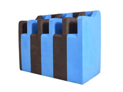 G. Outdoors Soft Foam 5-Pistol Cradle Holder, Black/Blue