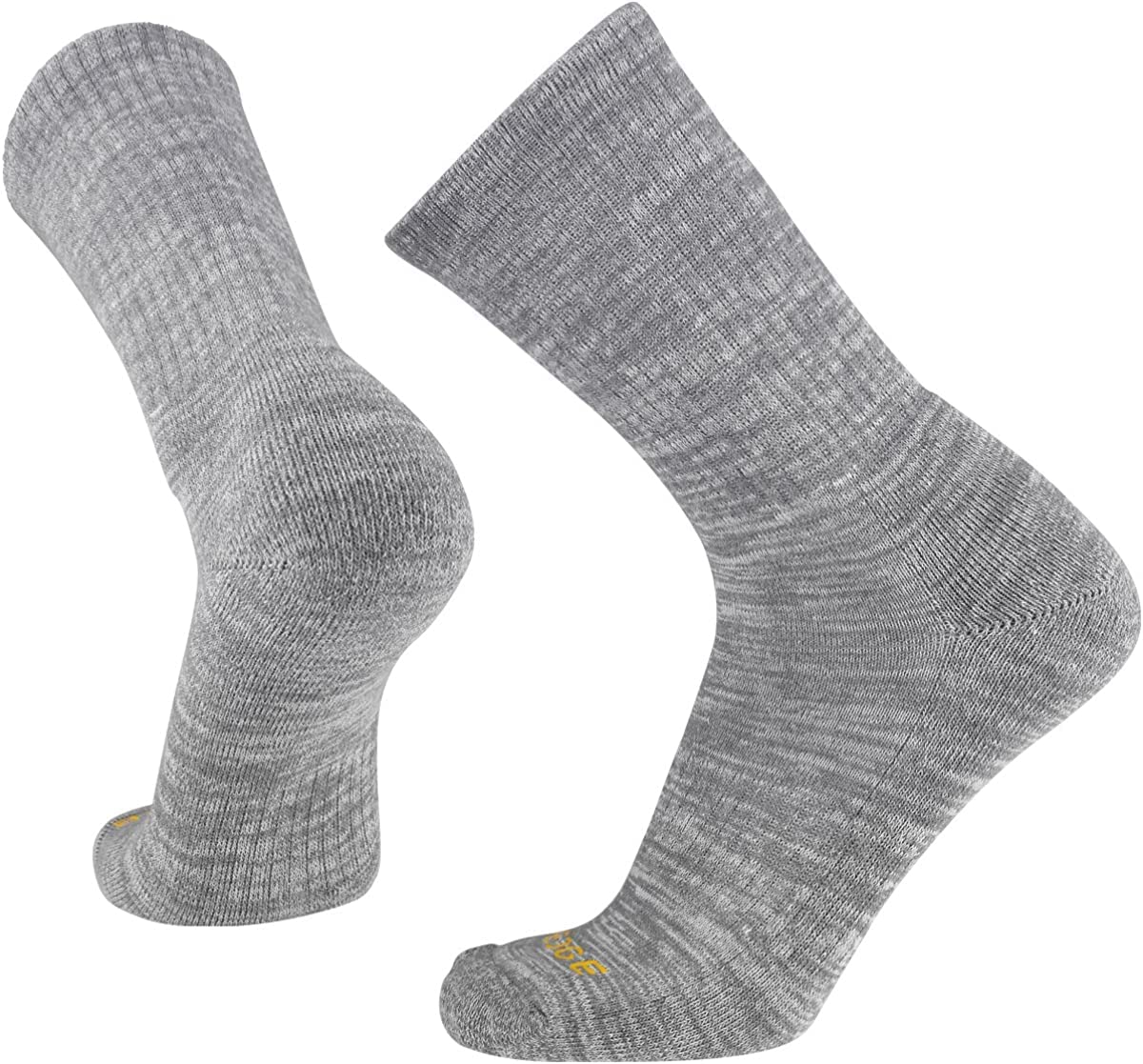 G-Six Global outdoor crew sock on trail showcases versatile performance.