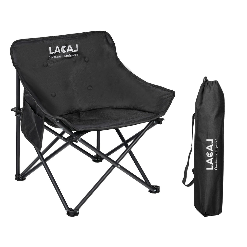 G2 GO2GETHER camping chair unfolded for quick setup and comfortable seating