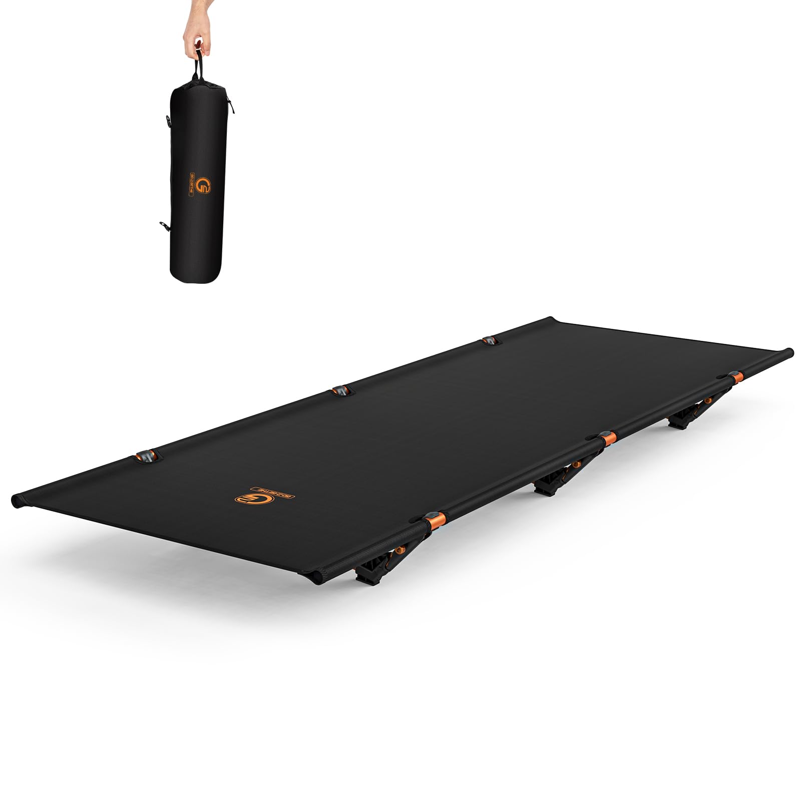 G2 GO2GETHER foldable cot assembly enables quick outdoor rest