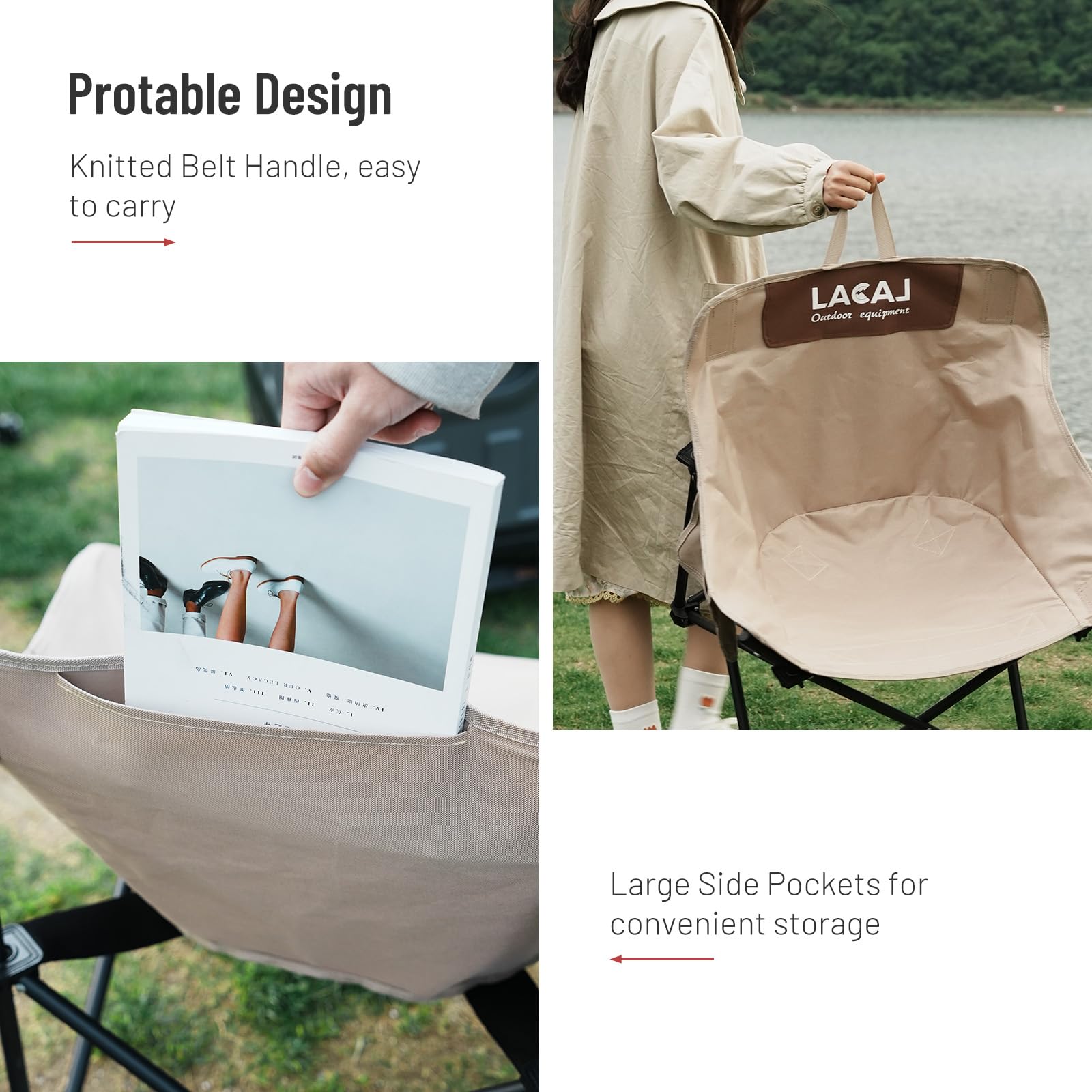 G2 GO2GETHER hiking setting chair offers portable comfort