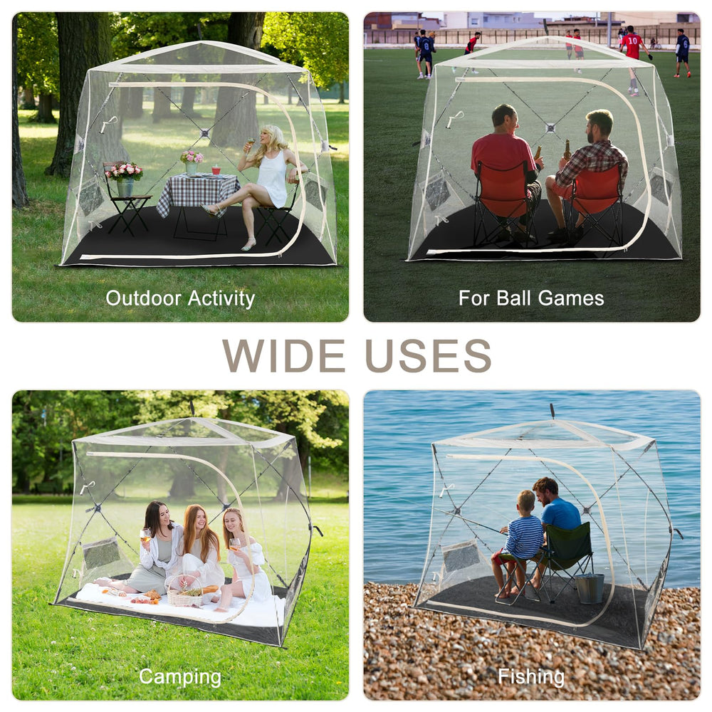 G2 GO2GETHER sports tent dimensions 81L x 54W x 62H for spacious capacity.