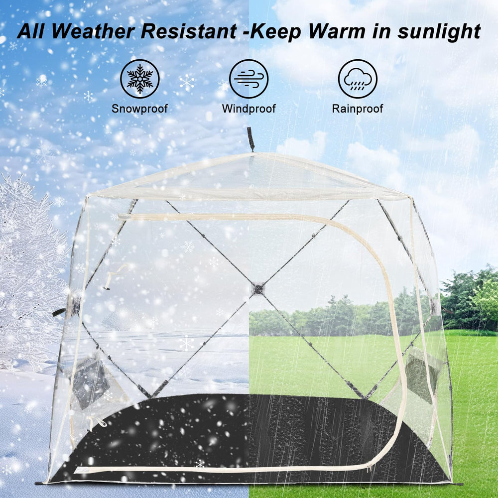 G2 GO2GETHER sports tent waterproof materials provide rain protection and durability.