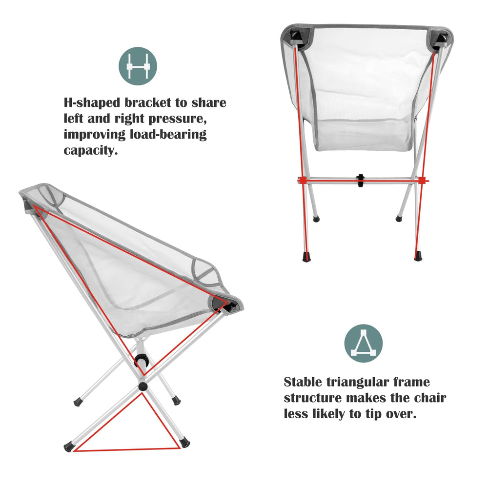 G2 GO2GETHER lighter-than-most frame supports up to 260 lbs comfortably
