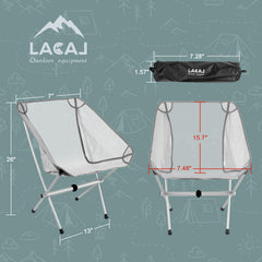 G2 GO2GETHER folding chair folded compactly, ideal for trail-side storage