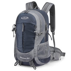 G4Free 35L hiking backpack front view highlighting roomy main compartment for travel.