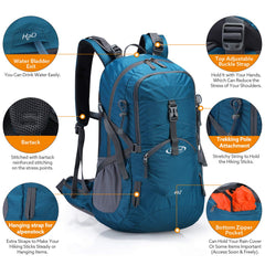 G4Free 45L lumbar support padding enhances comfort on long treks