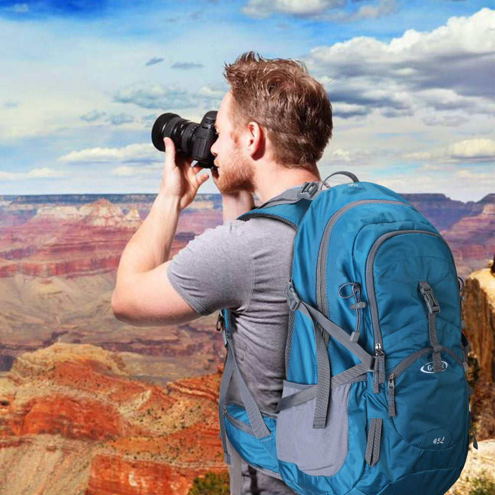 G4Free 45L side pockets organized access for quick essentials during hikes