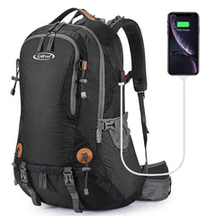 G4Free 50L hiking backpack front pocket for quick access during climbs