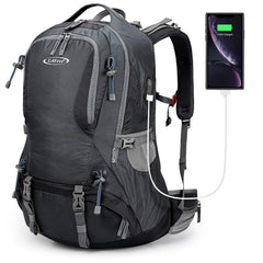 G4Free 50L hiking backpack front view showing spacious capacity for gear