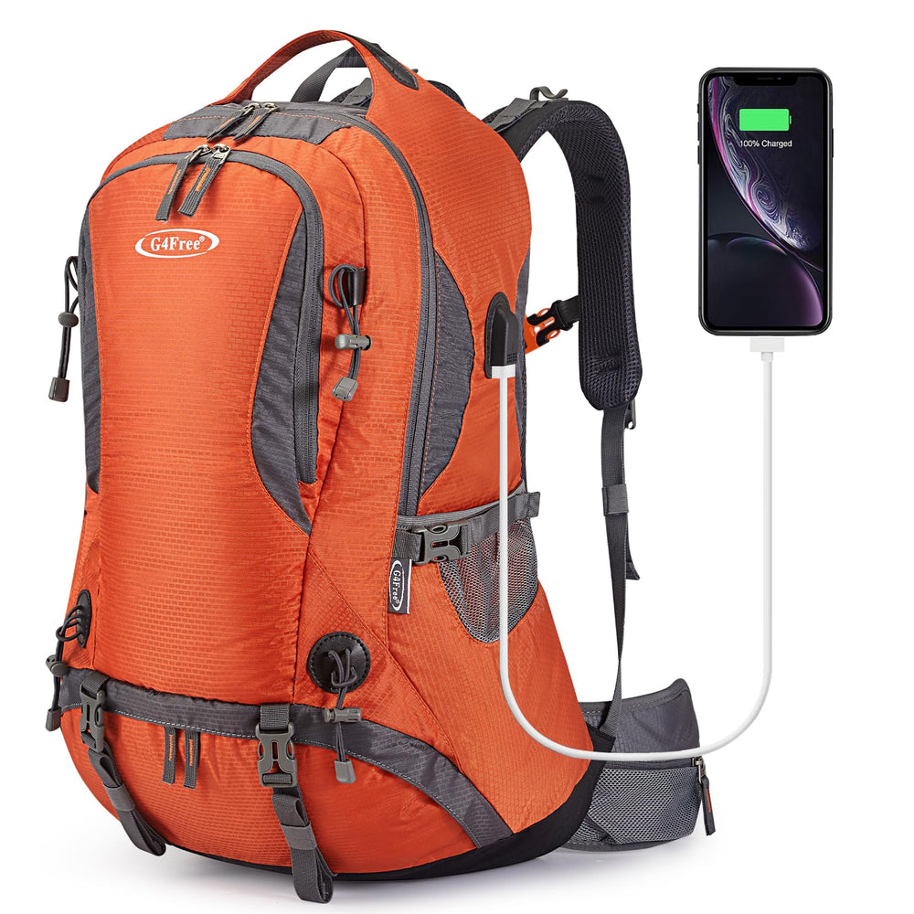 G4Free 50L hiking backpack main compartment keeps gear organized on the trail