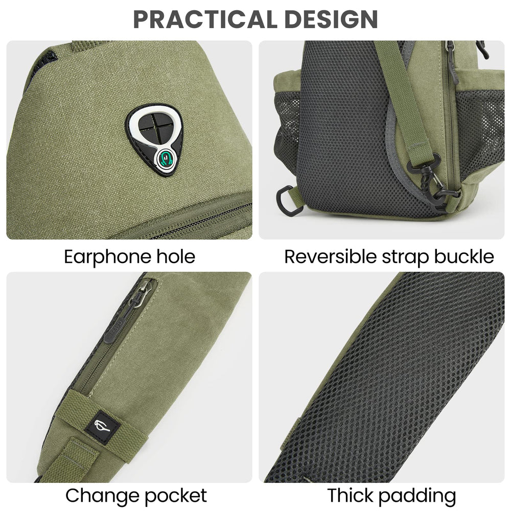 G4Free USB port detail shows easy charging access during hikes.