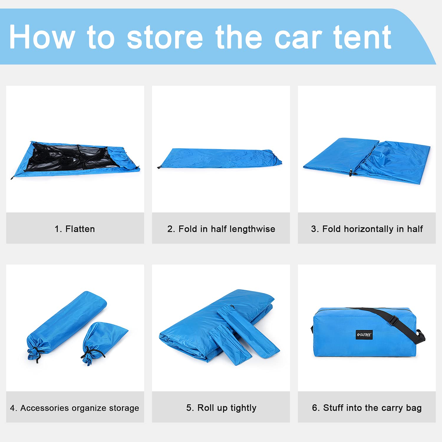 G4Free Car Awning easy setup demonstrates quick shelter for road trips