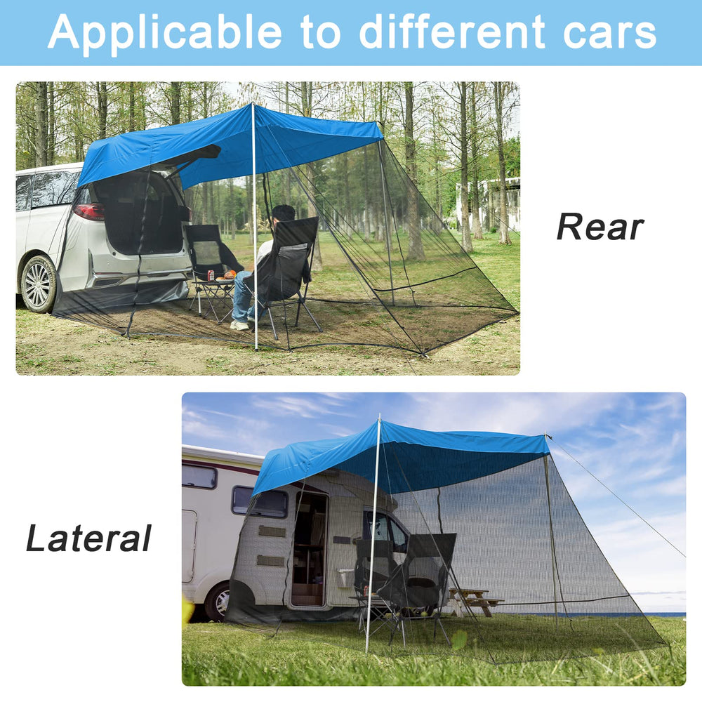 G4Free Car Awning UV protection fabric blocks UV rays for comfortable breaks