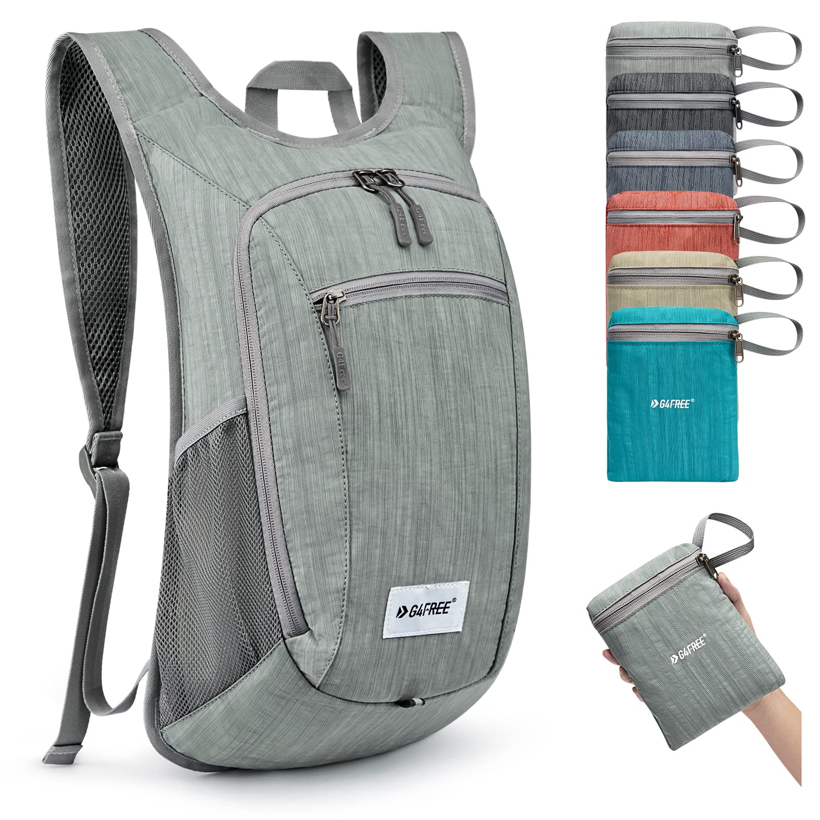 G4Free foldable backpack 20L compact folded for travel