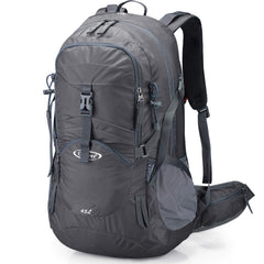 G4Free hiking backpack dark grey front view showing a spacious main compartment for gear