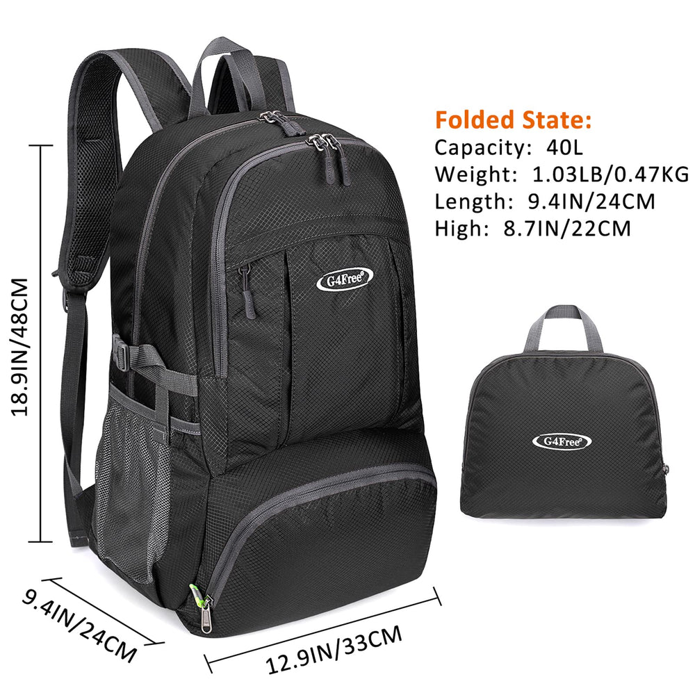 G4Free multi-compartment layout helps organize gear inside the bag