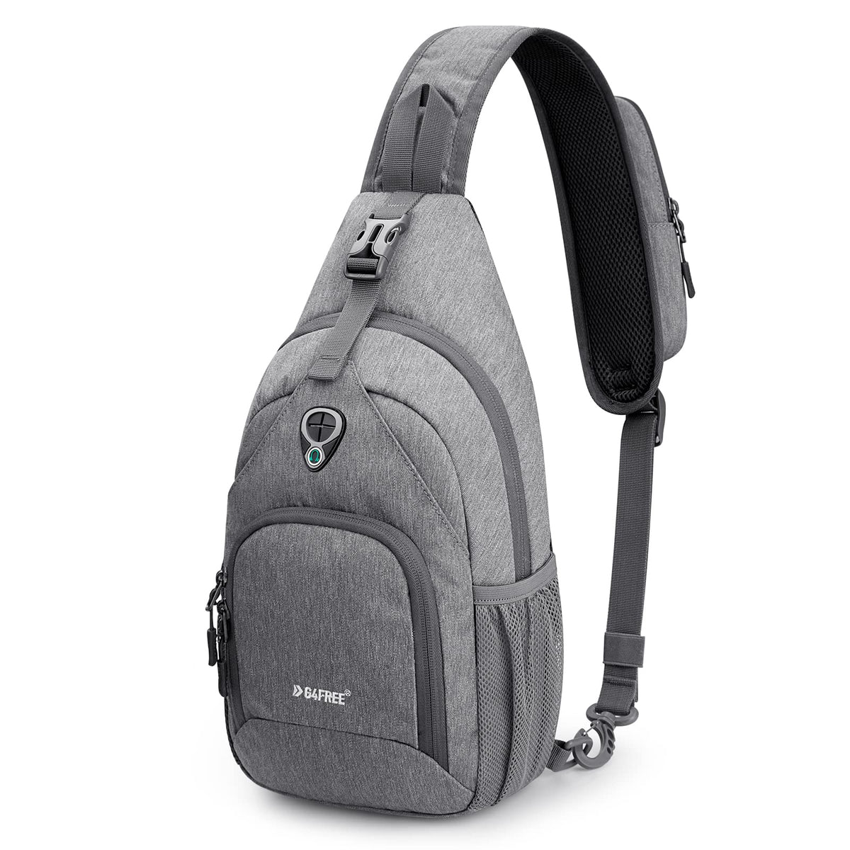 G4Free RFID Sling Bag front view shows compact crossbody design for everyday carry.