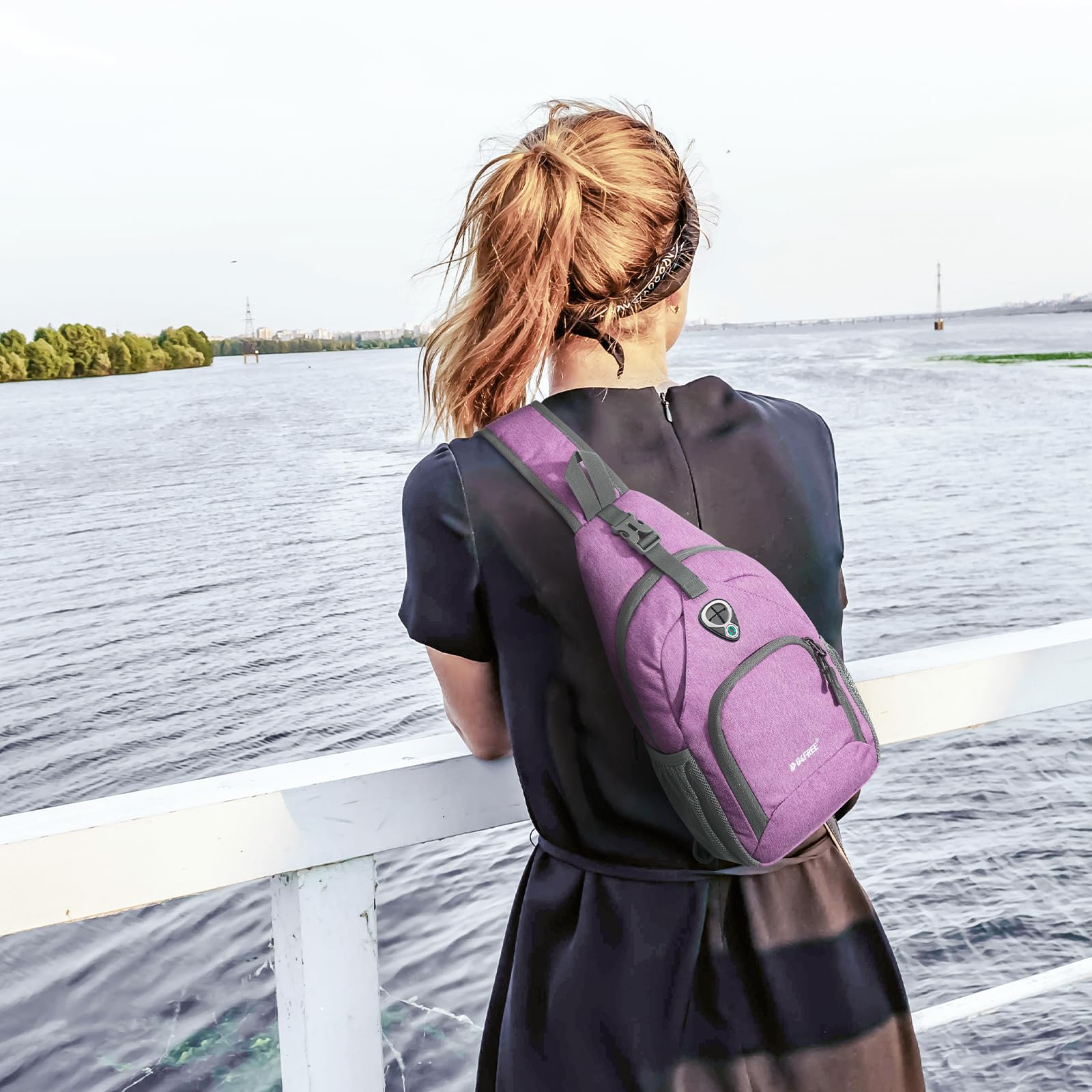 G4Free sling bag multipurpose daypack for travel and daily use