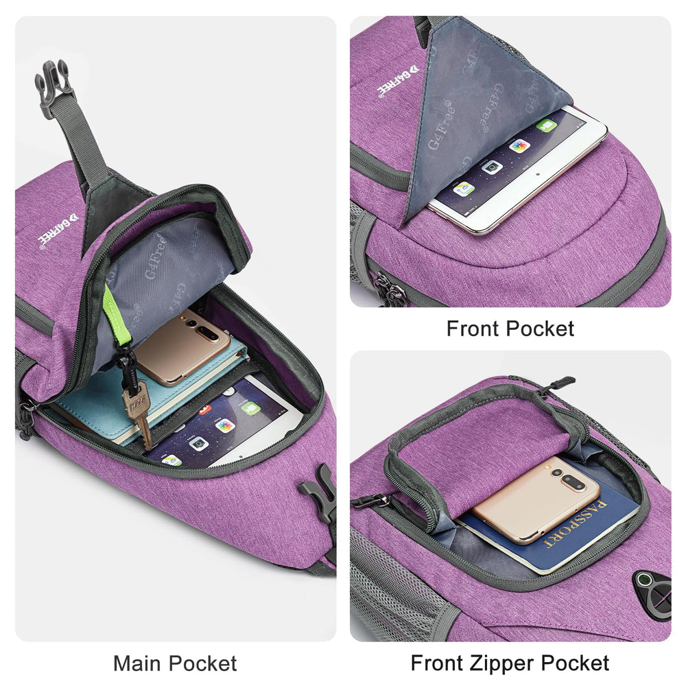 G4Free sling bag reversible strap for left or right wear
