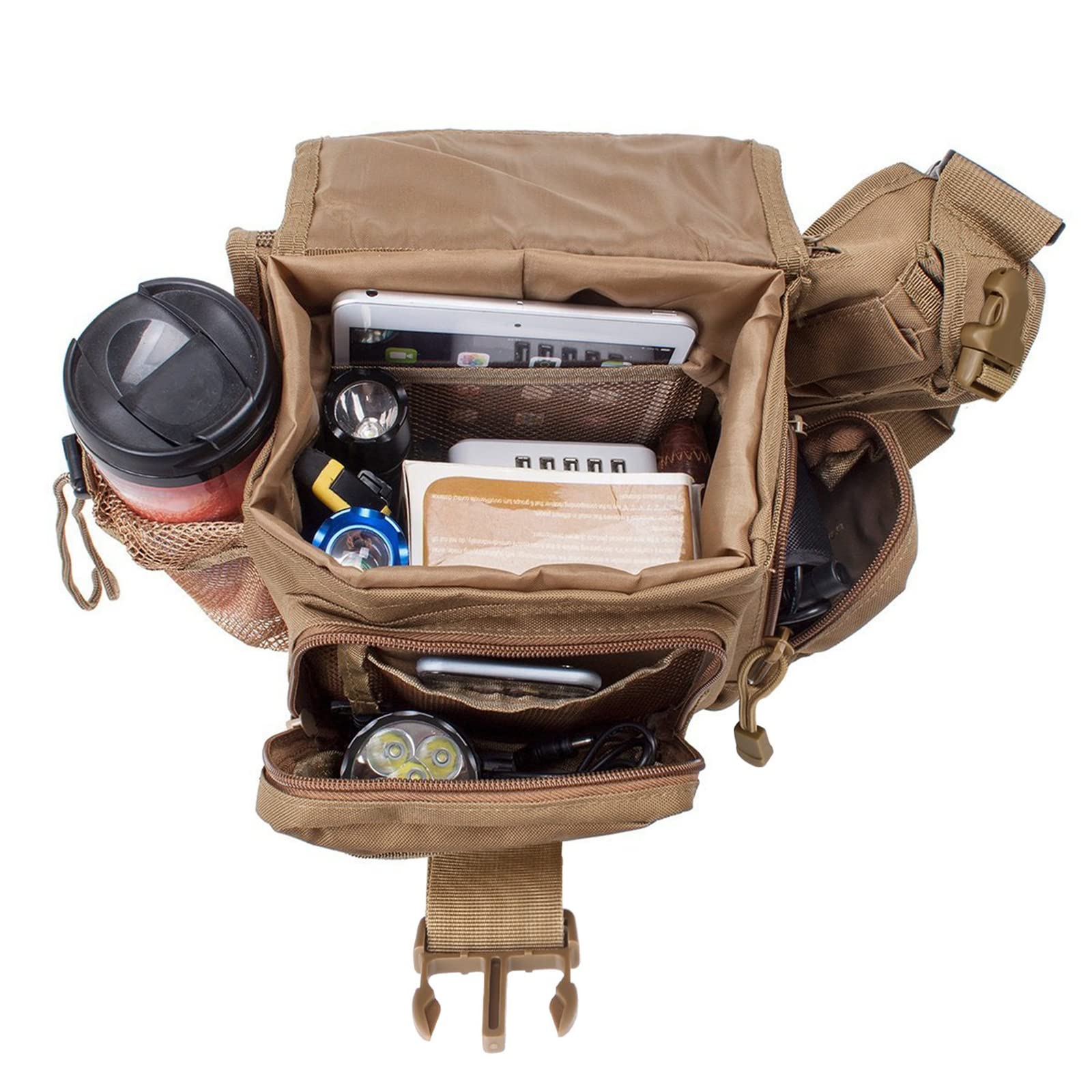 Main drawstring closure compartment