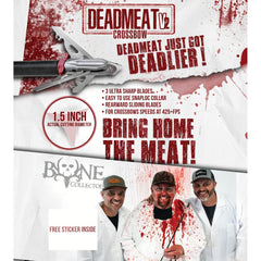 G5 Outdoors DeadMeat broadhead practice tip highlights safe target practice and training use