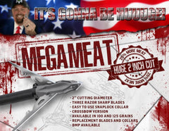 G5 Outdoors Megameat 125gr blades detail three ultra-sharp blades
