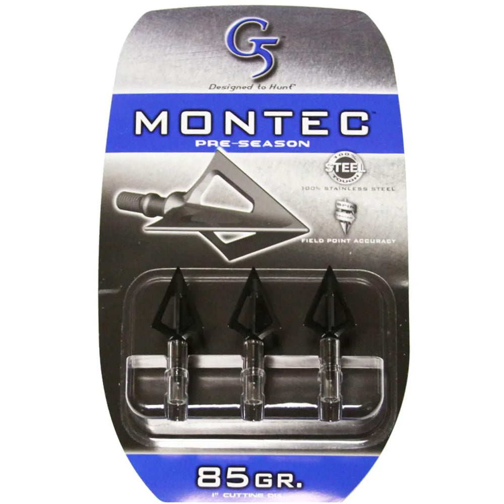 G5 Outdoors Montec Pre-Season 3-pack with contrasting coating for quick practice selection.