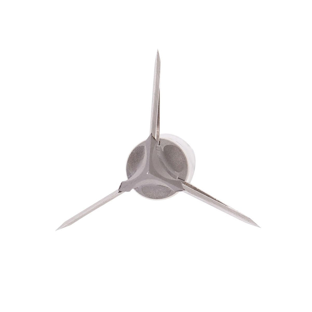 G5 Outdoors Striker V2 blade locking system closeup demonstrates secure blade retention