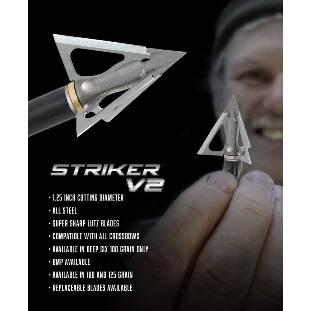 G5 Outdoors Striker V2 crossbow version packaging highlights included compatibility