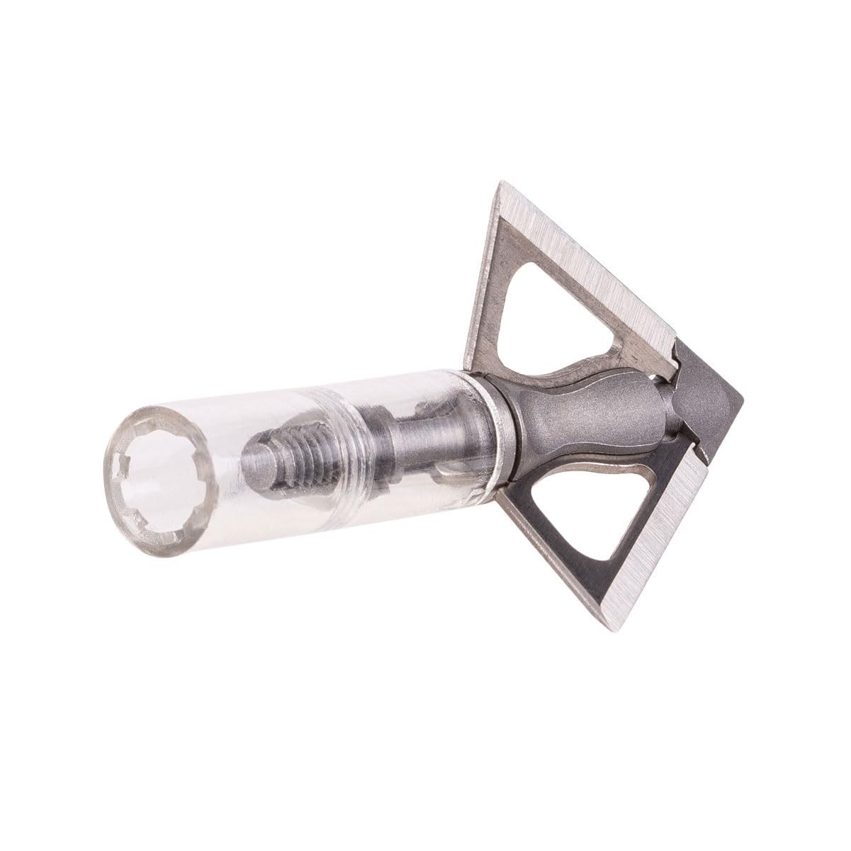 G5 Outdoors Striker V2 broadhead ultra sharp blades closeup for clean cuts