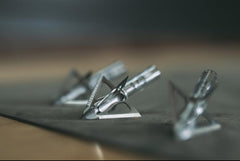 G5 Outdoors Striker X 100-Grain broadhead four blade design for larger wound channel.