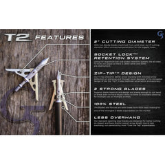 G5 Outdoors T2 socket-lock retention system shown for secure fit