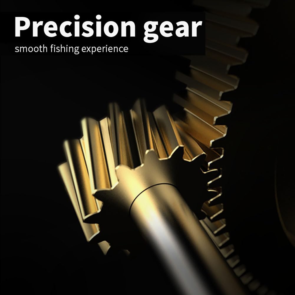 Gaderth baitcasting reel compact design aids transport and portability.