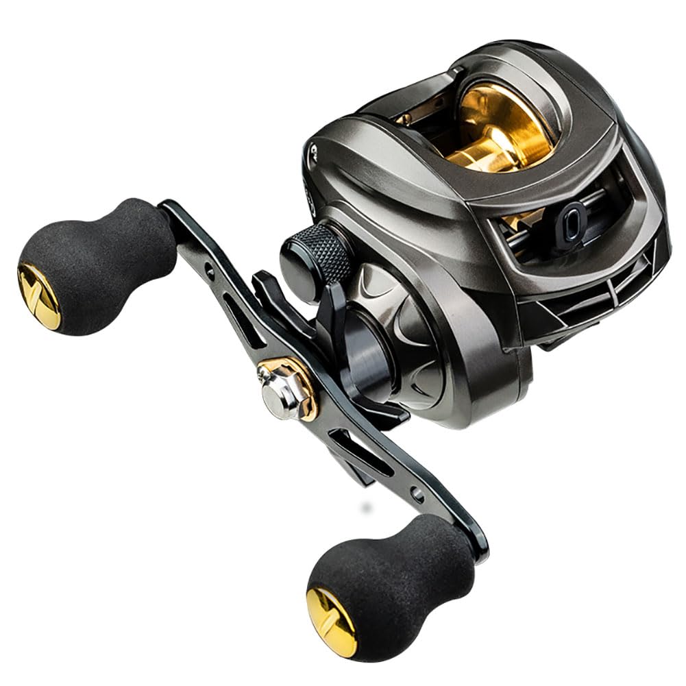 Gaderth baitcasting reel main unit with compact design for precise casting