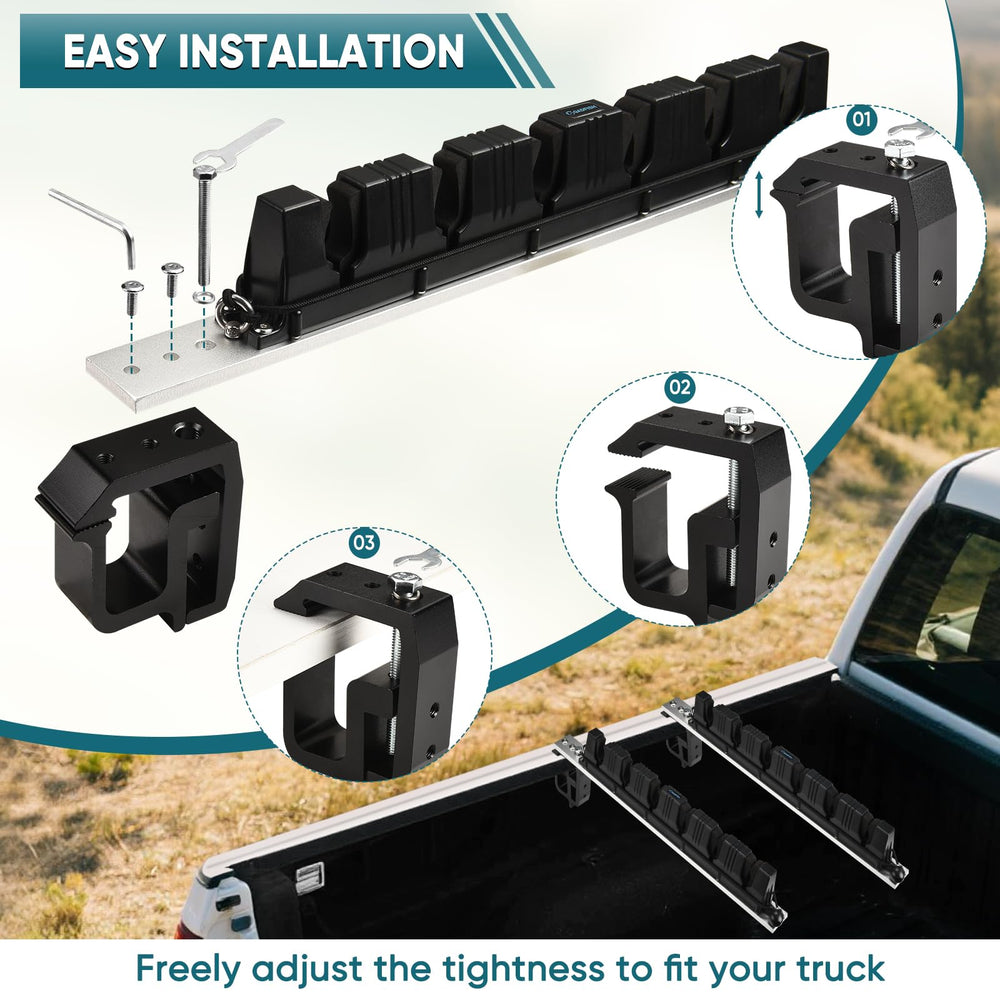 GADFISH durable lightweight aluminum rod holder ready for rugged use.
