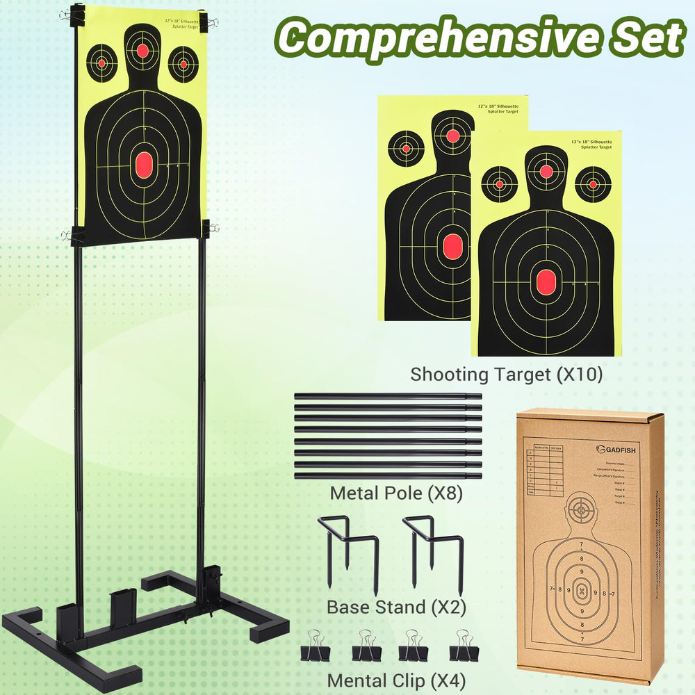 GADFISH included paper targets ready for immediate practice sessions.