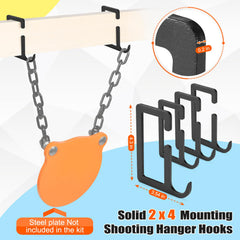 GADFISH target-hangers-12piece sturdy hangers support varied targets.