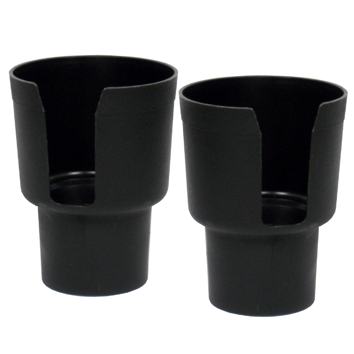 Gadjit Cup Keeper 2-Pack in use expands car cup holders for mugs.