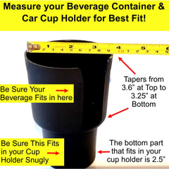 Gadjit Cup Keeper fits up to 3.25-in diameter.