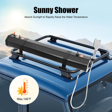 gaebeoih solar-heating exterior for warm showers on demand