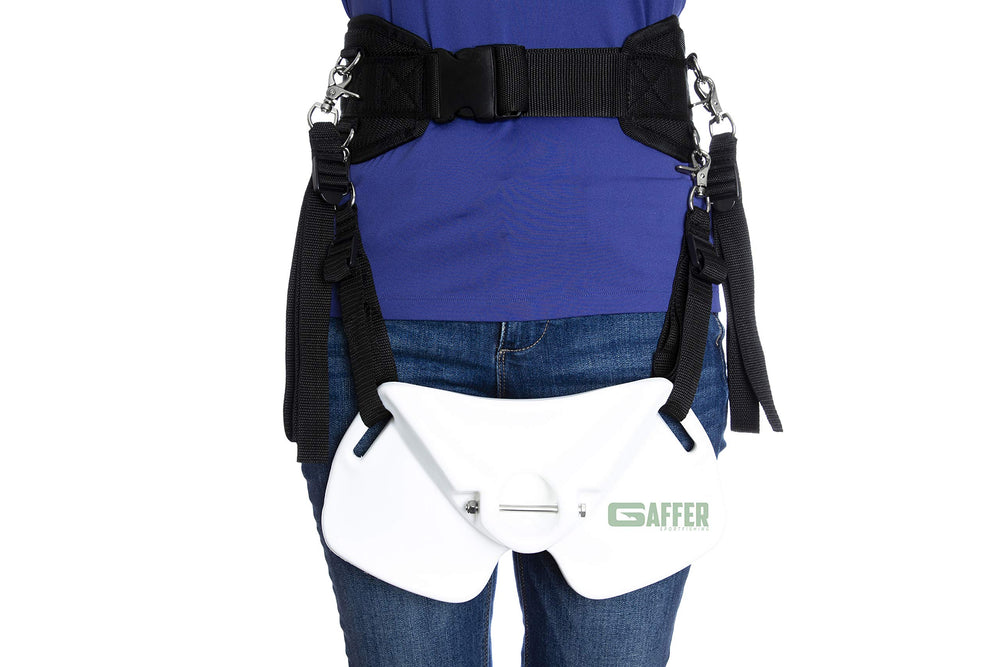 GAFFER SPORTFISHING neoprene back support cushions the lower back during deep sea sessions.