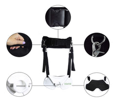 GAFFER SPORTFISHING belt side-worn illustrates improved balance during offshore battles.