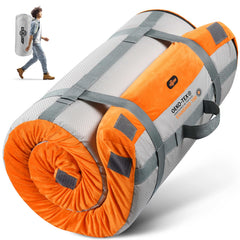 Gaialoop 3-inch memory foam camping mattress with dual-layer support for outdoor comfort.