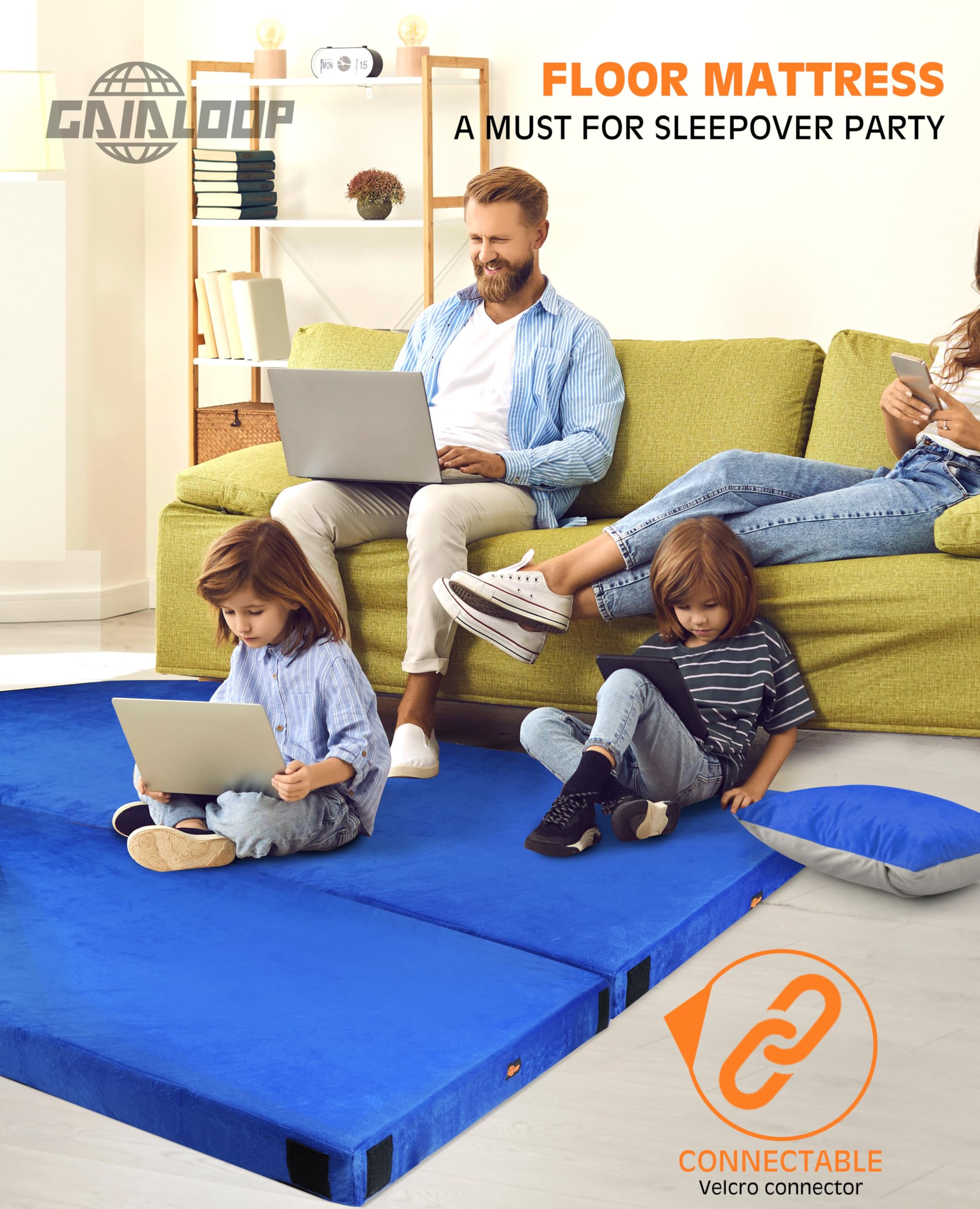 Gaialoop bed-cot mattress enhances car camping setup with added comfort.