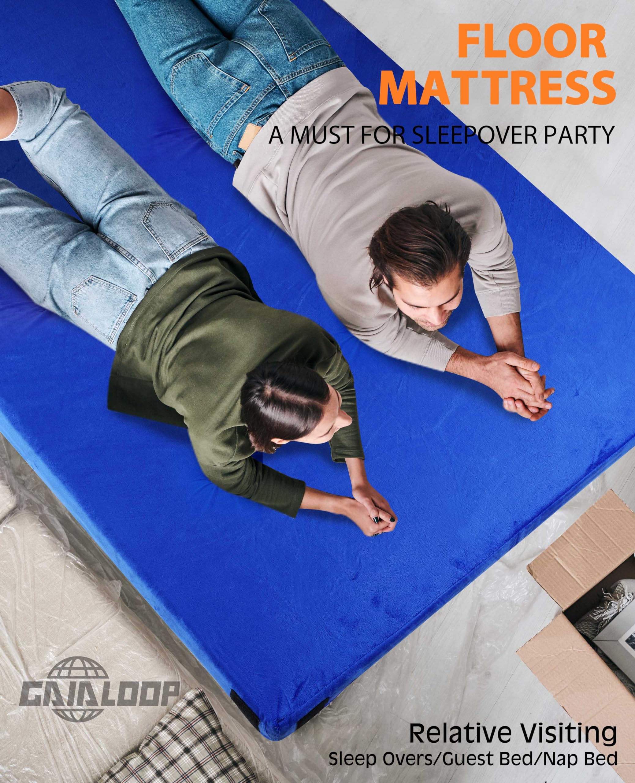 Gaialoop car camping setup, versatile mat for tent or SUV
